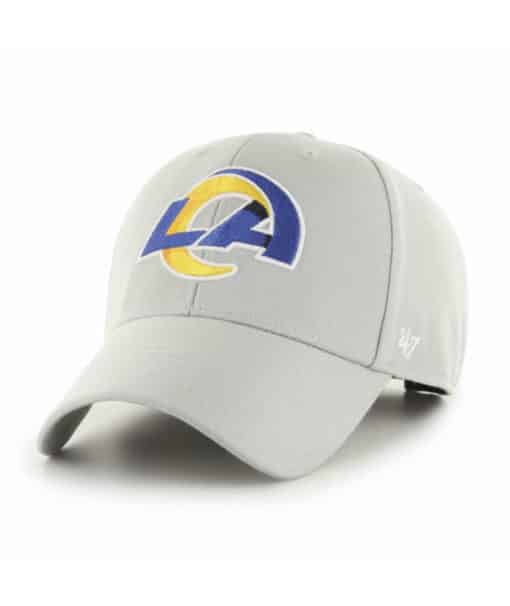 Los Angeles Rams 47 Brand Gray MVP Adjustable Hat