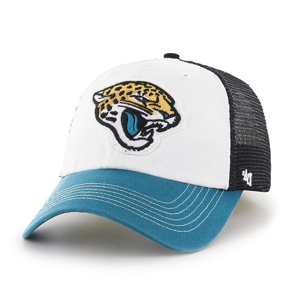 Jacksonville Jaguars Privateer Closer Black 47 Brand Stretch Fit Hat