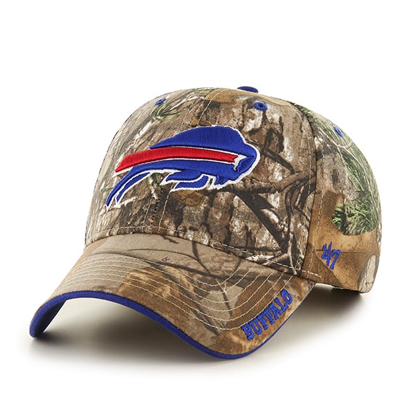 Buffalo Bills 47 Brand Realtree Camo Frost MVP Adjustable Hat
