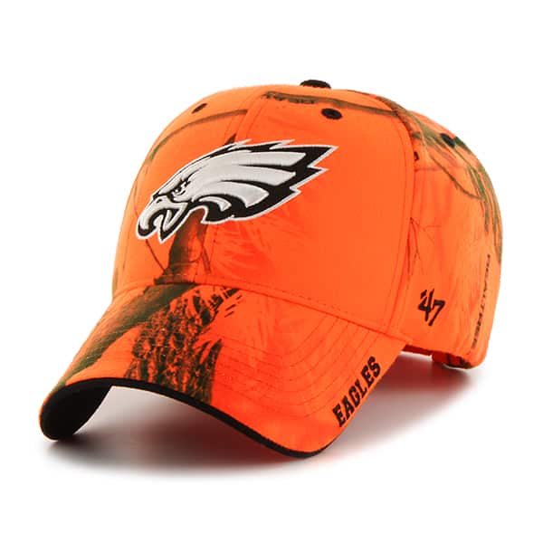 Philadelphia Eagles Realtree Frost Blaze Orange Realtree 47 Brand Adjustable Hat