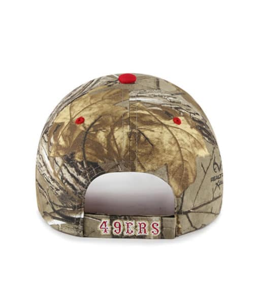 San Francisco 49ers 47 Brand Camo Realtree Frost Adjustable Hat - Image 2