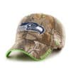 Seattle Seahawks 47 Brand Realtree Camo Frost MVP Adjustable Hat