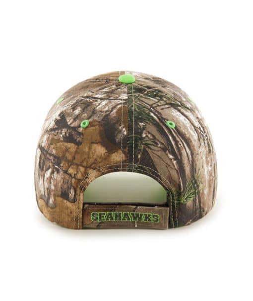 Seattle Seahawks 47 Brand Realtree Camo Frost MVP Adjustable Hat - Image 2