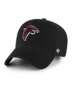 Atlanta Falcons YOUTH 47 Brand Black Clean Up Adjustable Hat