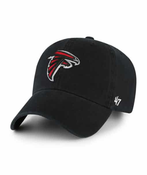 Atlanta Falcons YOUTH 47 Brand Black Clean Up Adjustable Hat