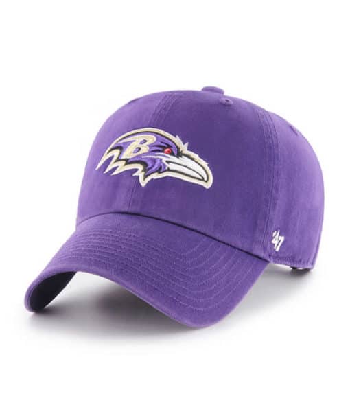 Baltimore Ravens 47 Brand Purple Clean Up Adjustable Hat