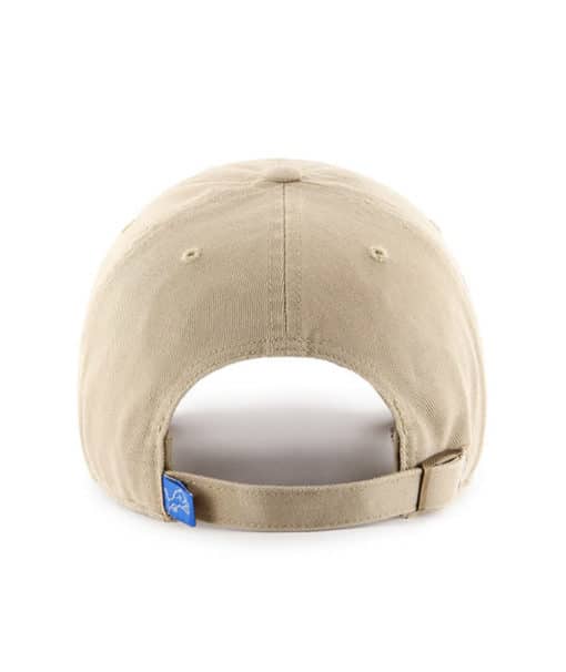 Detroit Lions 47 Brand Clean Up Khaki Adjustable Hat - Image 2