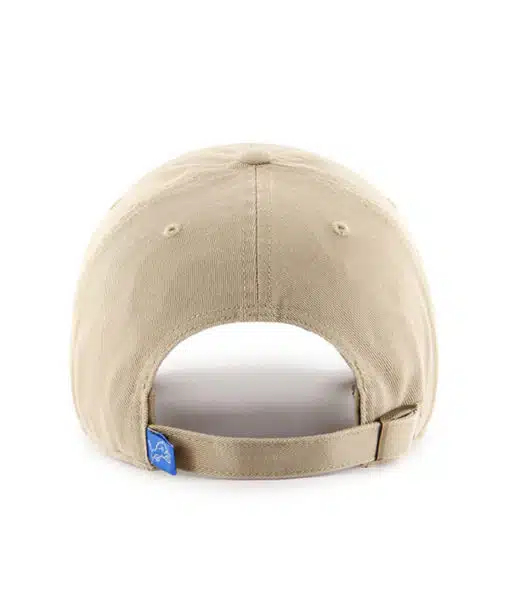 Detroit Lions 47 Brand Clean Up Khaki Adjustable Hat - Image 2