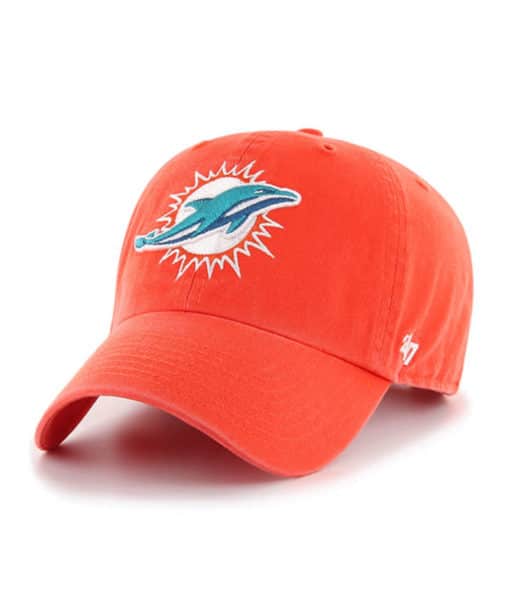 Miami Dolphins 47 Brand Orange Clean Up Adjustable Hat