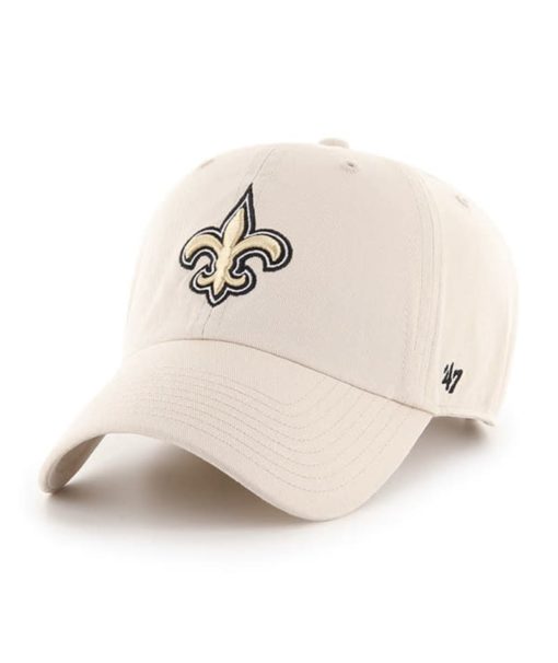 New Orleans Saints 47 Brand Bone Clean Up Adjustable Hat