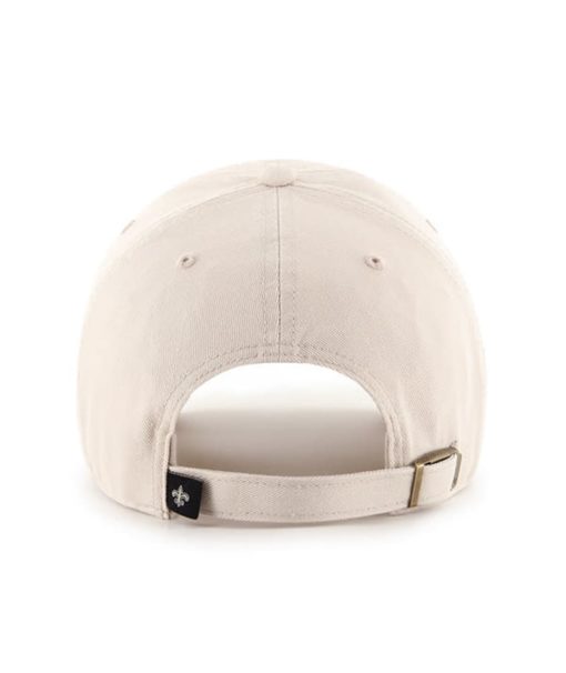 New Orleans Saints 47 Brand Bone Clean Up Adjustable Hat - Image 2