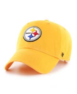 Pittsburgh Steelers 47 Brand Gold Clean Up Adjustable Hat