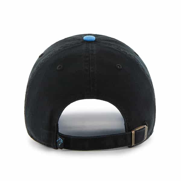 Carolina Panthers Clean Up Two-Tone Black 47 Brand Adjustable Hat ...