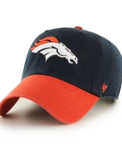 Denver Broncos Clean Up Two-Tone Navy 47 Brand Adjustable Hat