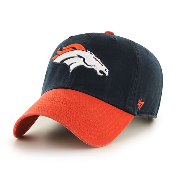 Denver Broncos Clean Up Two-Tone Navy 47 Brand Adjustable Hat