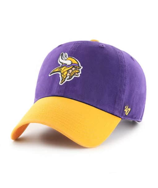 Minnesota Vikings Clean Up Two-Tone Purple 47 Brand Adjustable Hat