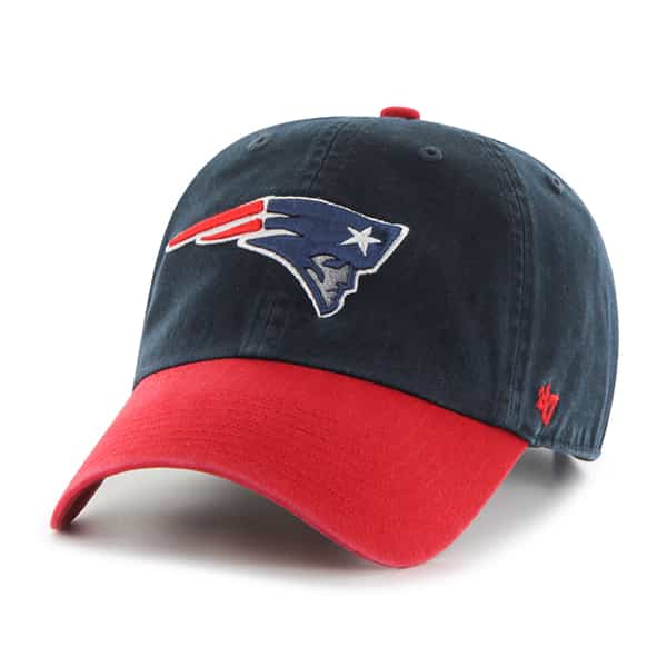New England Patriots Clean Up Two-Tone Navy 47 Brand Adjustable Hat ...