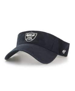 Las Vegas Raiders Clean Up VISOR Black 47 Brand Adjustable Hat