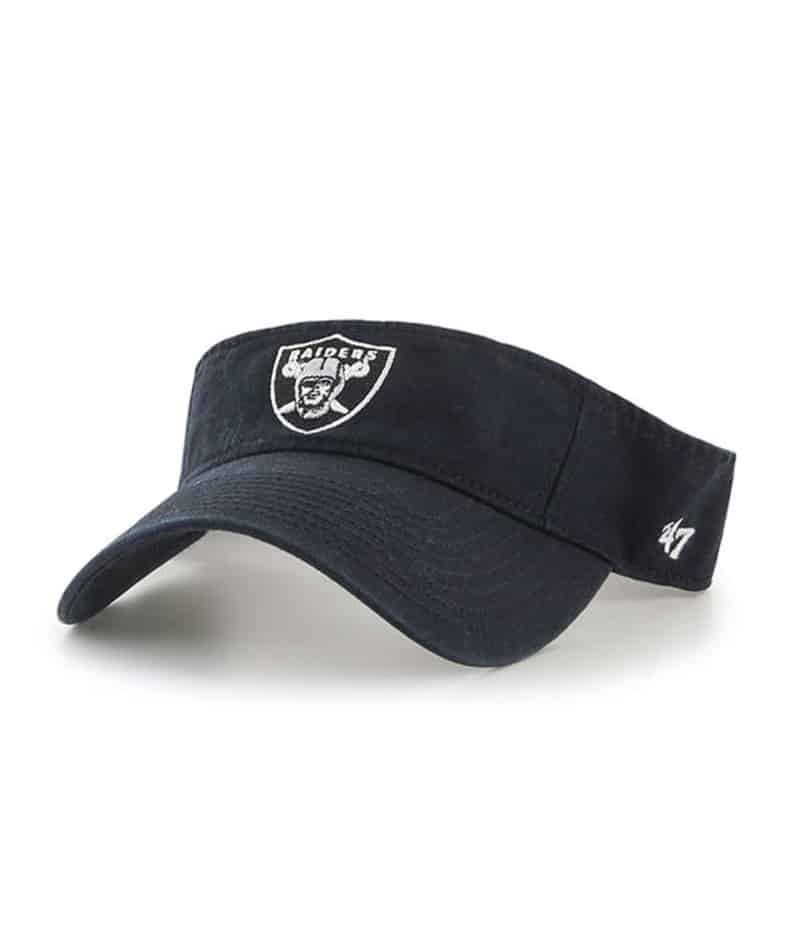 Men's '47 Black Las Vegas Raiders Clean Up Visor