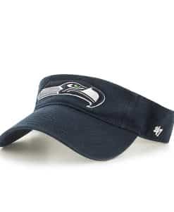 Seattle Seahawks Clean Up Visor Navy 47 Brand Adjustable Hat