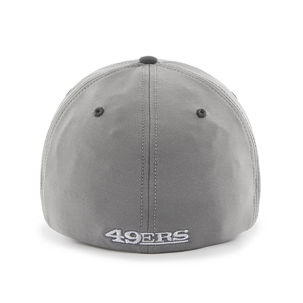 San Francisco 49ers Ronin Closer Dark Gray 47 Brand Stretch Fit Hat - Image 2