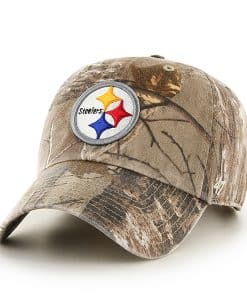 Pittsburgh Steelers 47 Brand Realtree Camo Clean Up Adjustable Hat