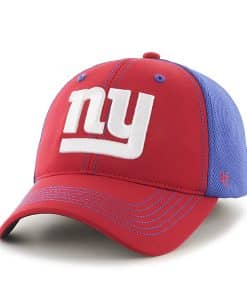 New York Giants Reversal Team Color Closer Red 47 Brand Stretch Fit Hat