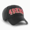 San Francisco 49ers 47 Brand Script Black MVP Adjustable Hat