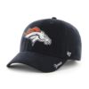 Denver Broncos Women's 47 Brand Sparkle Navy Clean Up Adjustable Hat