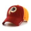 Washington Redskins Women's 47 Brand Sparkle Gold Red Clean Up Adjustable Hat