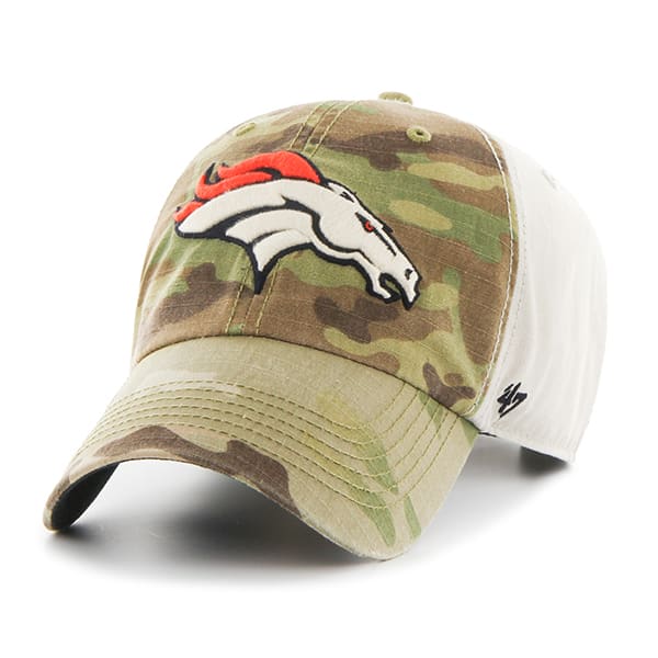 Denver Broncos Camo Multicam Clean Up 47 Brand Adjustable Hat