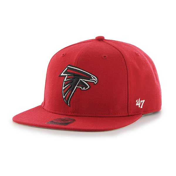 Atlanta Falcons Super Shot Captain Red 47 Brand Adjustable Hat