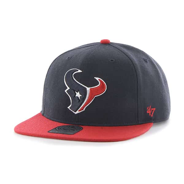 Houston Texans Super Shot Two Tone Captain Navy 47 Brand Adjustable Hat ...