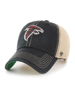 Atlanta Falcons 47 Brand Black Trawler Khaki Mesh Snapback Hat