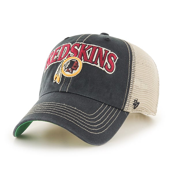 all black redskins hat
