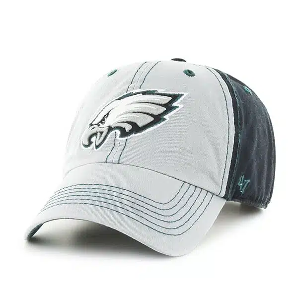 Philadelphia Eagles Tumult Clean Up Black 47 Brand Adjustable Hat