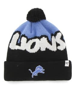Detroit Lions Underdog Cuff Knit Black 47 Brand KID Hat