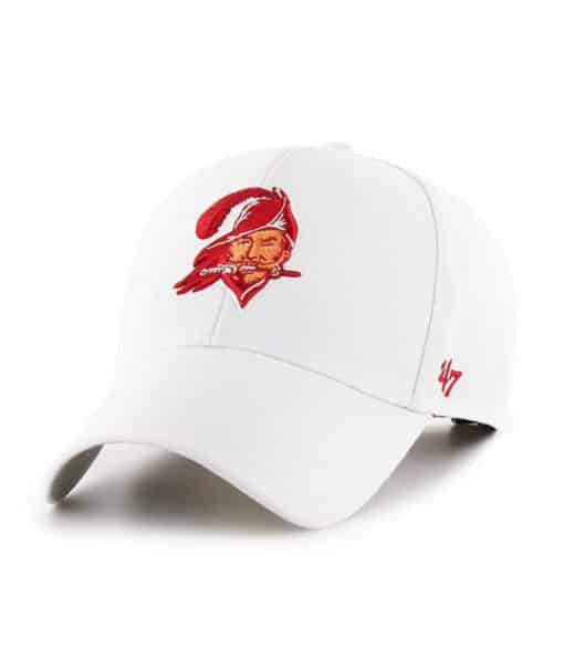 Tampa Bay Buccaneers 47 Brand Classic White MVP Adjustable Hat