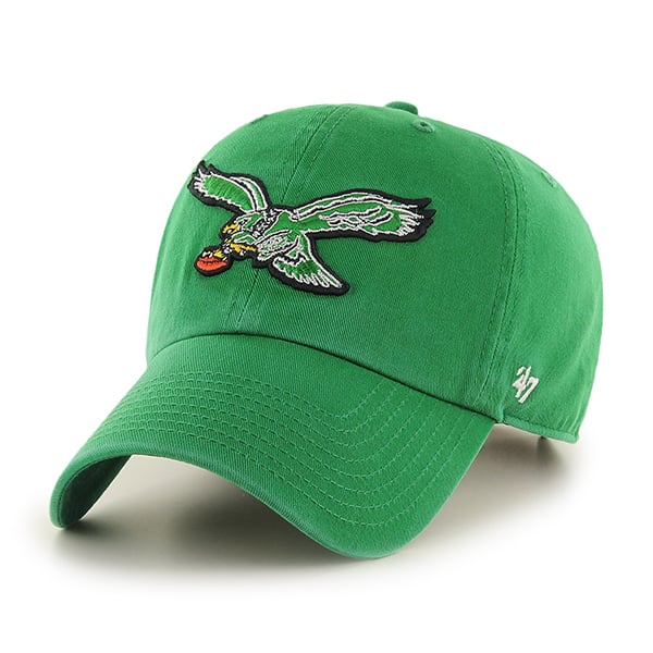 Philadelphia Eagles Rebound Clean Up Kelly 47 Brand Adjustable Hat ...