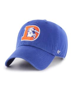 Denver Broncos 47 Brand Legacy Vintage Blue Clean Up Adjustable Hat