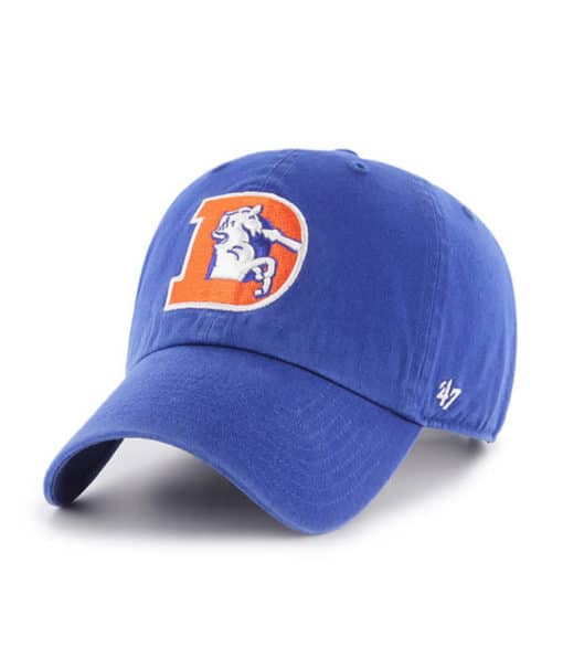 Denver Broncos 47 Brand Legacy Vintage Blue Clean Up Adjustable Hat