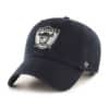 Las Vegas Raiders 47 Brand Classic Black Clean Up Adjustable Hat