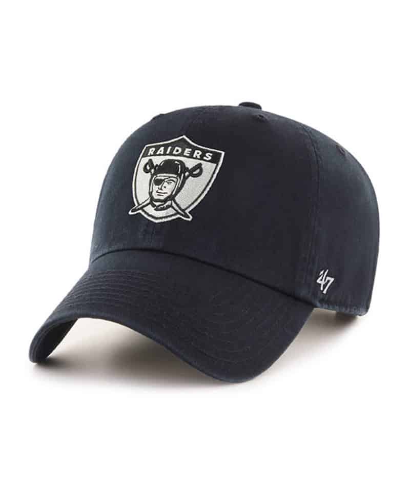 Las Vegas Raiders 47 Brand Two-Tone Contender Stretch Fit Hat Cap