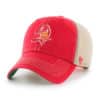 Tampa Bay Buccaneers 47 Brand Legacy Red Trawler Clean Up Khaki Mesh Snapback Hat