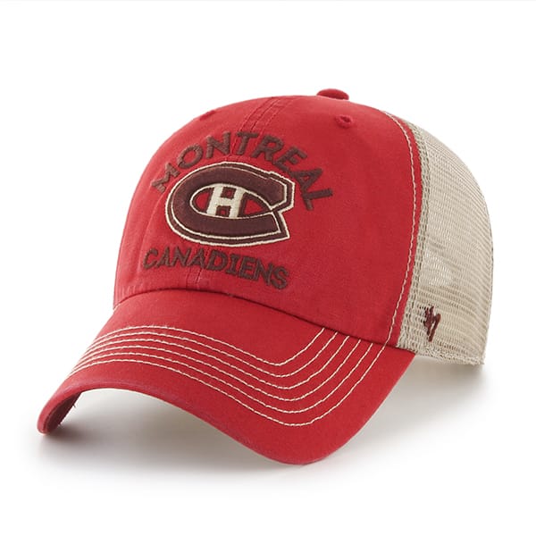 Montreal Canadiens Big Sur Clean Up Red Rock 47 Brand Adjustable Hat