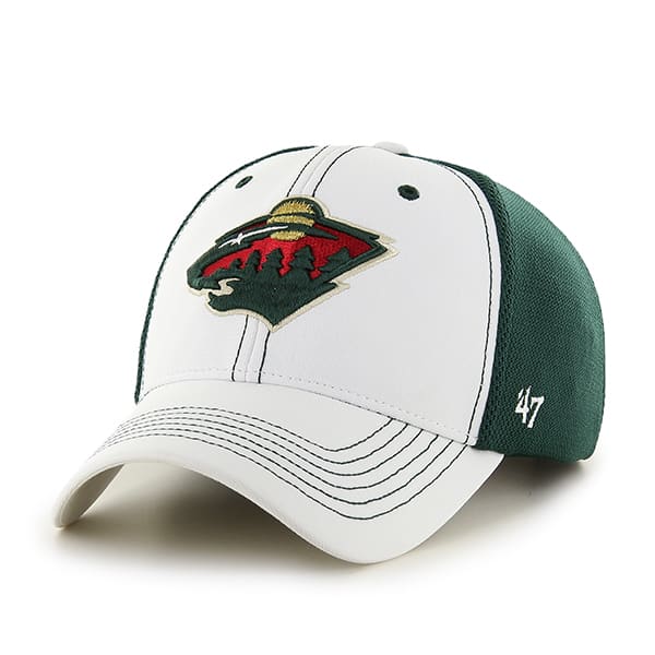 Minnesota Wild Cooler MVP White 47 Brand Adjustable Hat