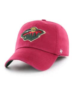 Minnesota Wild 47 Brand Dark Red Franchise Fitted Hat