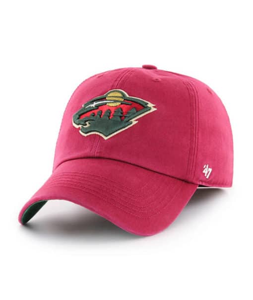 Minnesota Wild 47 Brand Dark Red Franchise Fitted Hat