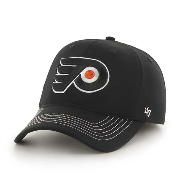 Philadelphia Flyers Game Time Closer Black 47 Brand Stretch Fit Hat