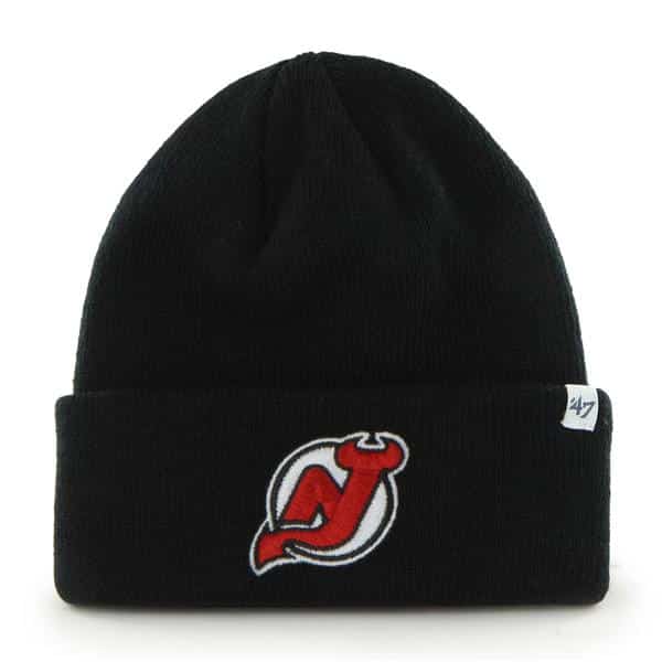 New Jersey Devils Cuff Knit Black 47 Brand YOUTH Hat
